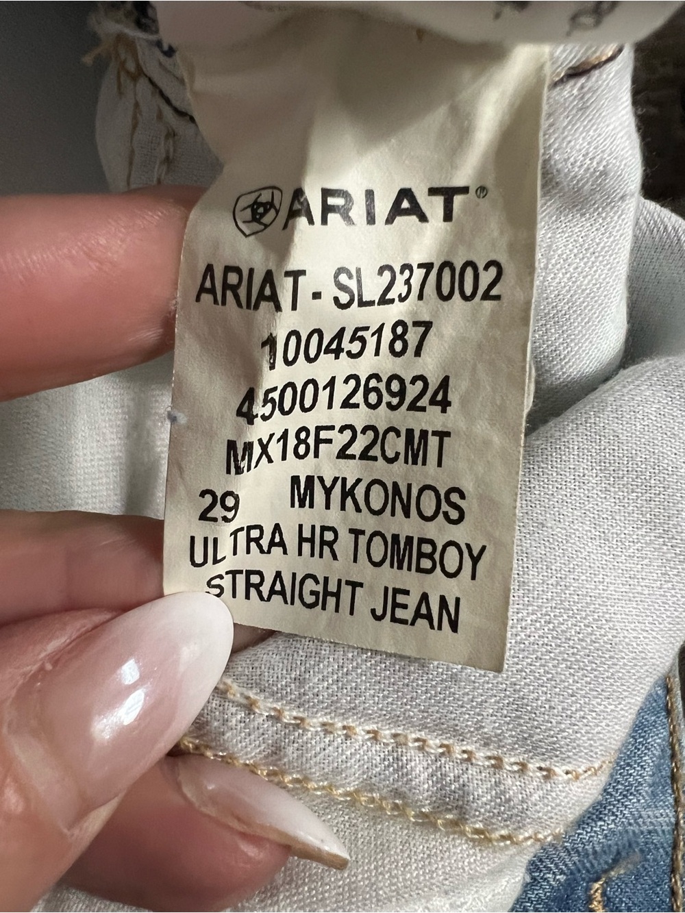 ARIAT Women’s Tomboy Straight Ultra High Rise 30R - Picture 16 of 16